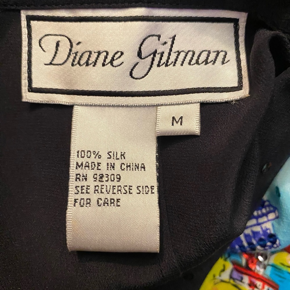 Diane Gilman Multicolor Patchwork Men's Jacket - image 2
